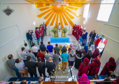 BAPTISM CEREMONY CELEBRATED DURING THE HOLY CONVOCATION IN TALCA, CHILE